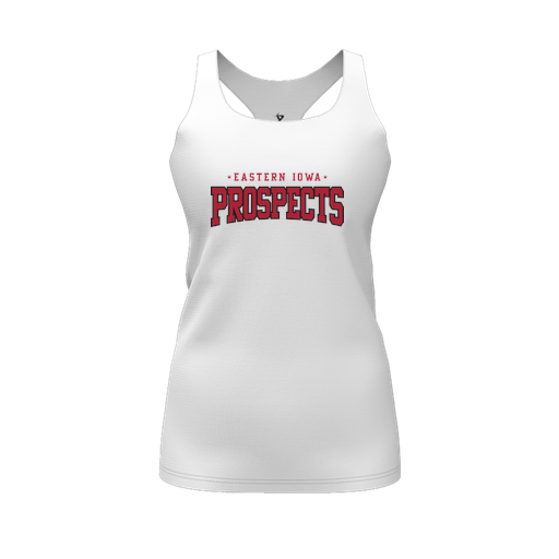 [FT0TRBWH-FYS-LOGO2] Decker Racerback Tank Top (Female Youth S, White, Logo 2)