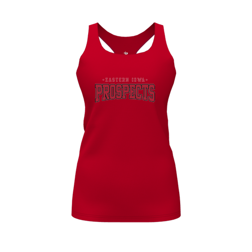 [FT0TRBRD-FYS-LOGO2] Decker Racerback Tank Top (Female Youth S, Red, Logo 2)