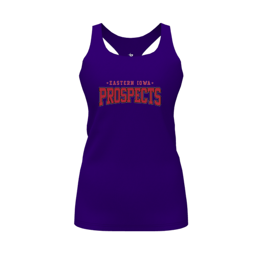 [FT0TRBPP-FYS-LOGO2] Decker Racerback Tank Top (Female Youth S, Purple, Logo 2)